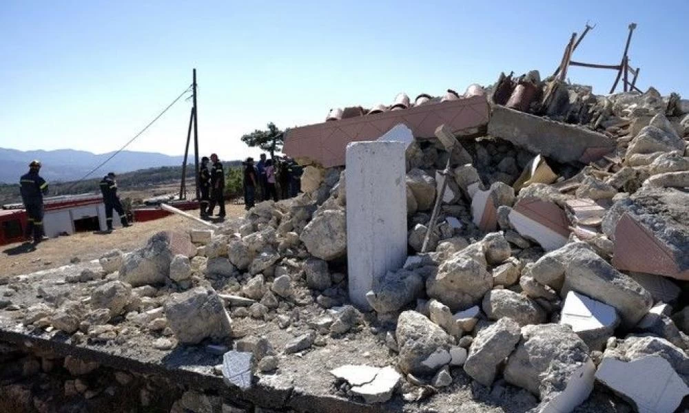 Κρήτη: Έσπασε το χέρι της μια ηλικιωμένη στον σημερινό σεισμό